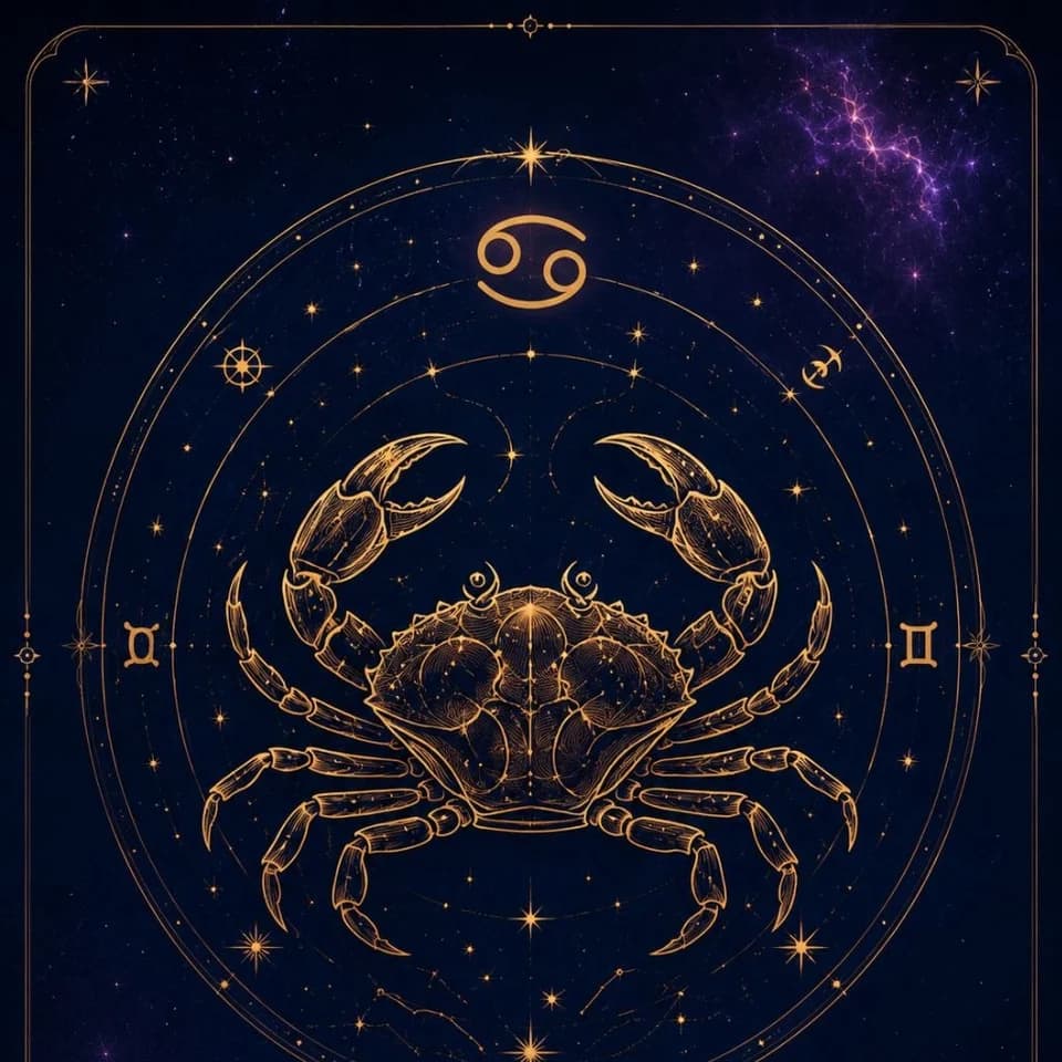 Рак — зодиакальная карта Astrelia